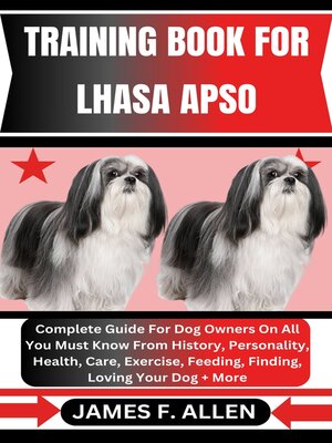 cover image of TRAINING BOOK FOR LHASA APSO
